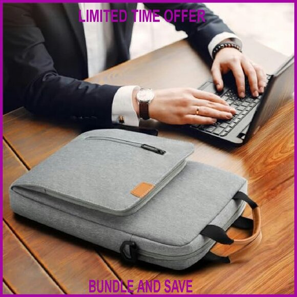 14 Inch Laptop Sleeve Waterproof Protective Lightweight Bag - Picture 4 of 7